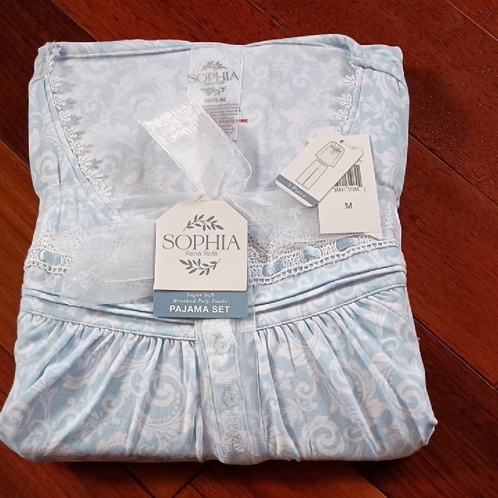 NWT Women's Blue Pajama Set